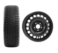 roata completa astra j anvelopa iarna kumho senzor Roata completa Astra J 5x105 janta otel ALCAR 9247 6.5x16 + anvelopa Iarna Kumho WP51 WinterCraft 205/55 R16 91T + Senzor presiune ALCAR